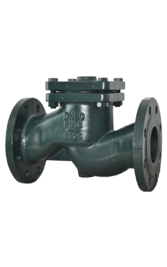 Flange type lifting check valve