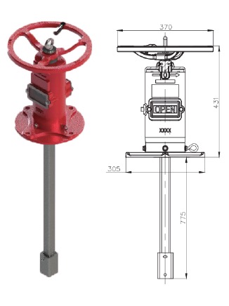 Indicator Post Wall Type