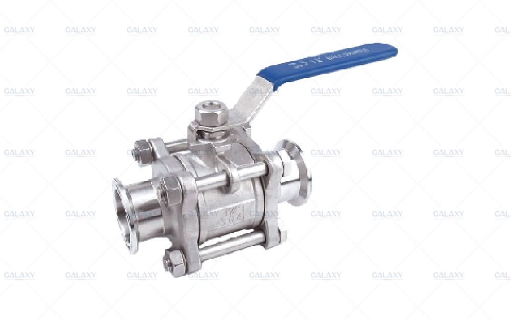 Three-piece stainless steel grooved ball valve Fig.1283K