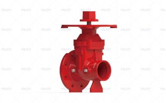 FM UL Flanged-Grooved NRS Resilient Seated Gate Valve Fig.345PFG